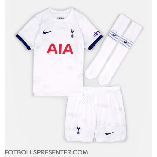 Tottenham Hotspur Hemmatröja Barn 2023-24 Kortärmad (+ korta byxor)